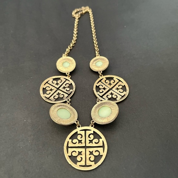 Isis Fashion Jewelry Blue and Golden Set - Picture 3 of 4